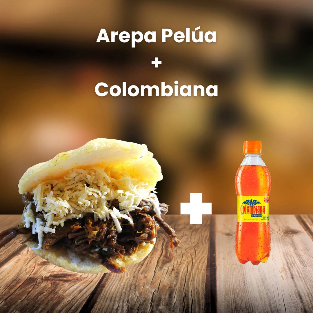 Combo Arepa Pelúa + Colombiana 250ml