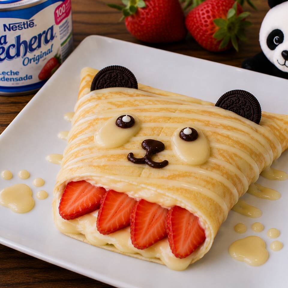Crepanda Lechera con Fresa