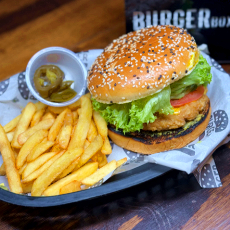Hamburguesa de Pollo