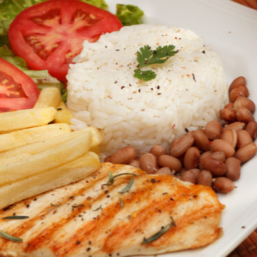 Combo Mini File Frango +1 Refri Lata + 1 Sobremesa
