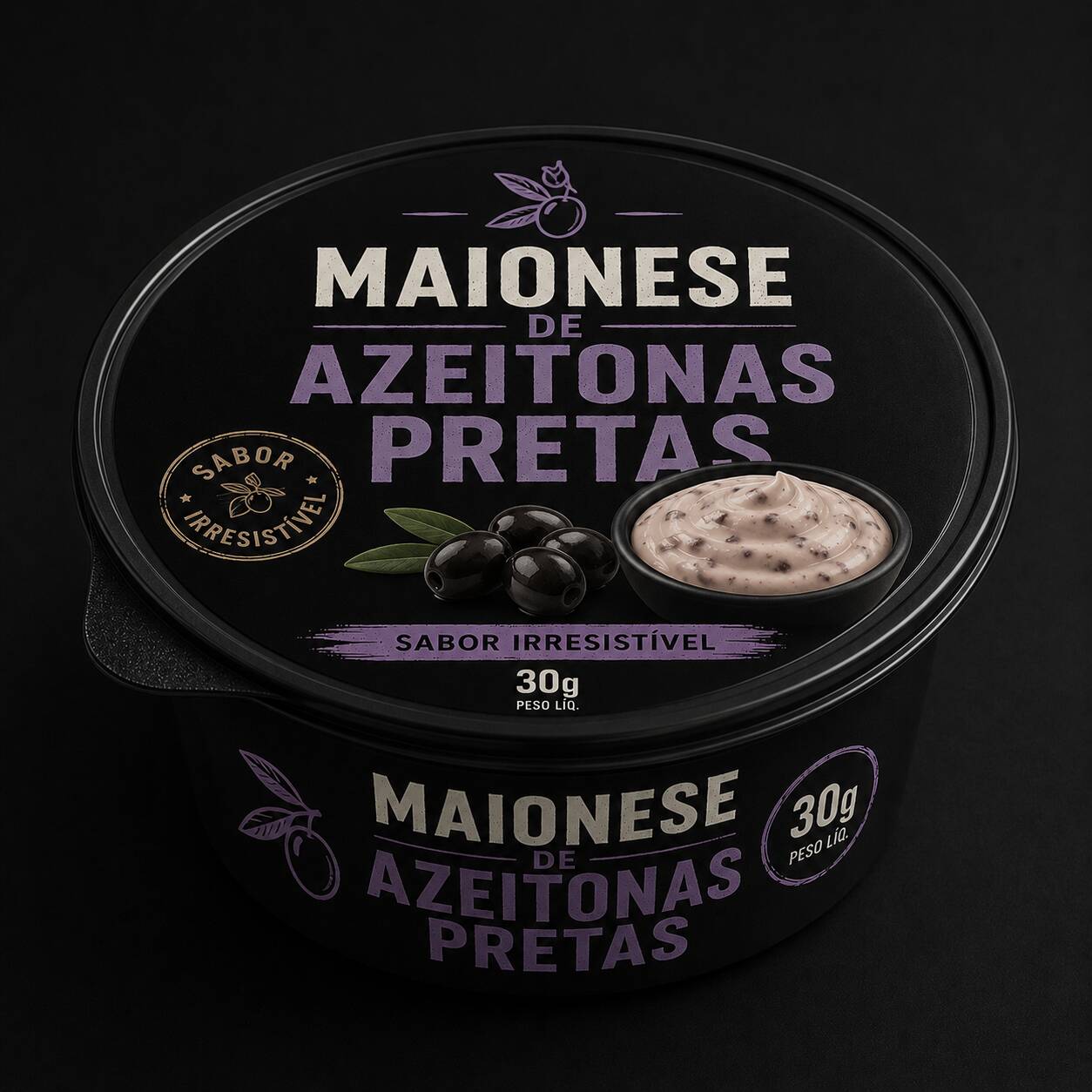 Maionese de azeitonas pretas 30 g