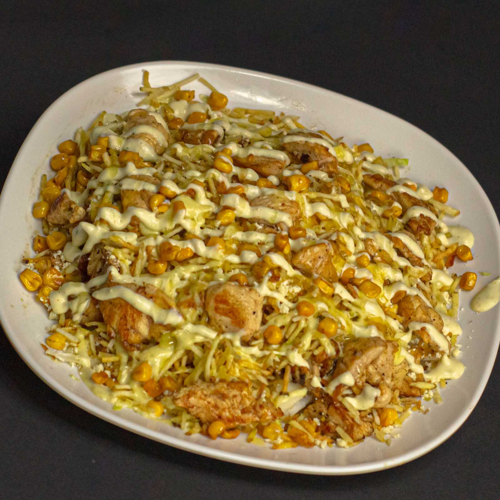 Chuzo Desgranado de Pollo con Maíz