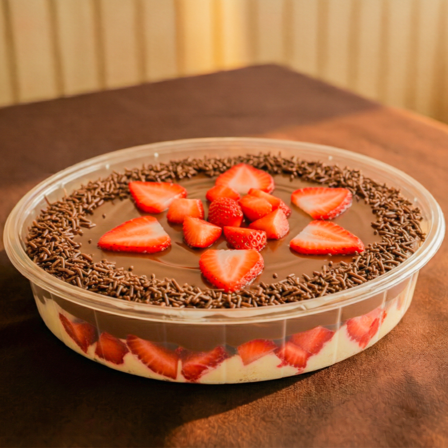 Imagine a cremosidade irresistível do Creme de Ninho se unindo ao sabor intenso do Creme de Brigadeiro, tudo isso em um sabor perfeito que derrete na boca!! Torne as festas ainda mais Especiais com nossos Pavês Artesanais, feitos com ingredientes de alta qualidade e aquele toque de amor. Pedidos limitados! Garanta já a sua sobremesa e surpreenda sua família.