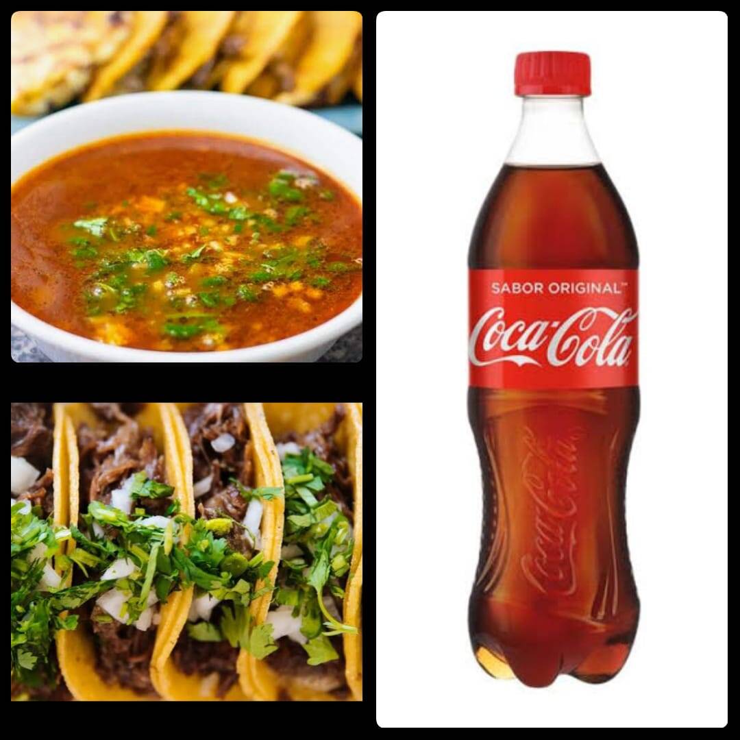 COMBO ORDEN DE TACOS + CONSOME + COCA COLA