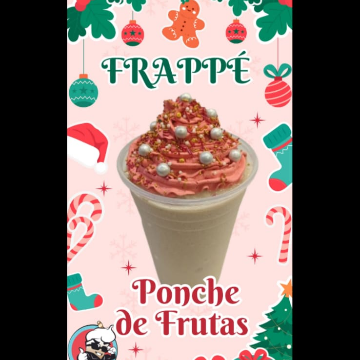 Frappé de Ponche Navideño