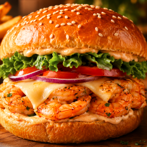 Hamburguesa de Pollo Sencilla 🍔🍗