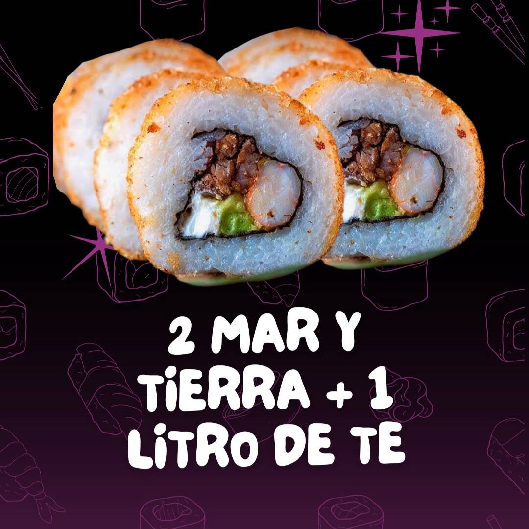 Promo 2 Mar Y Tierra + 1 Litro de Te