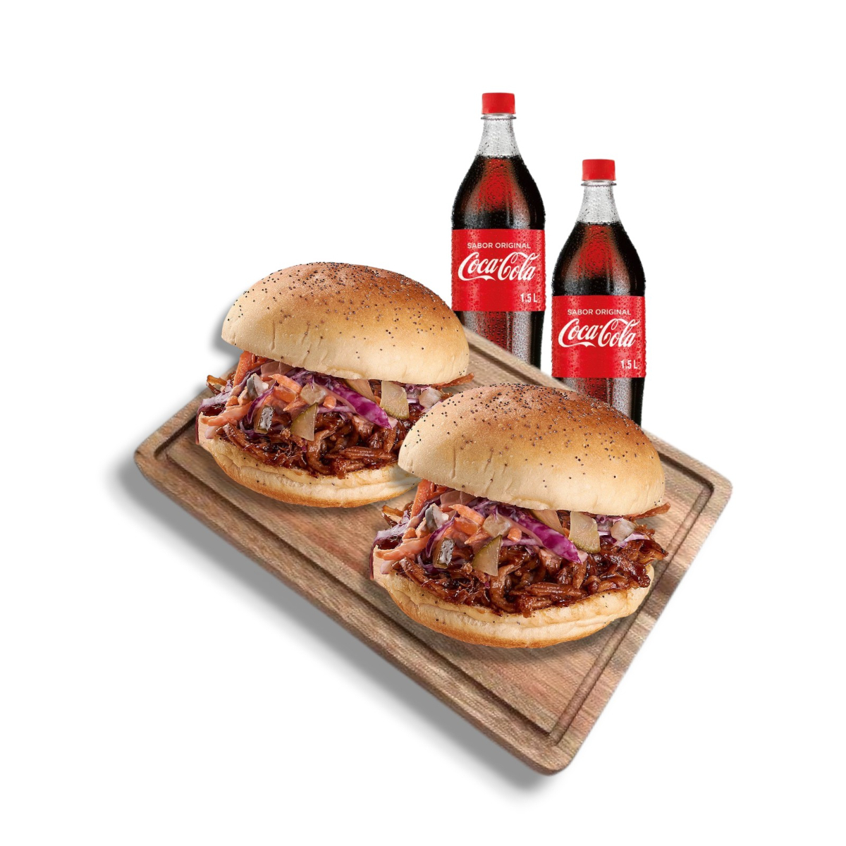 COMBO 2 PERRONAS + 2 COCA-COLA 250ml