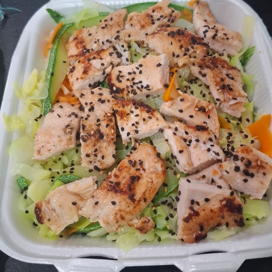 Pollo con vegetales!!!