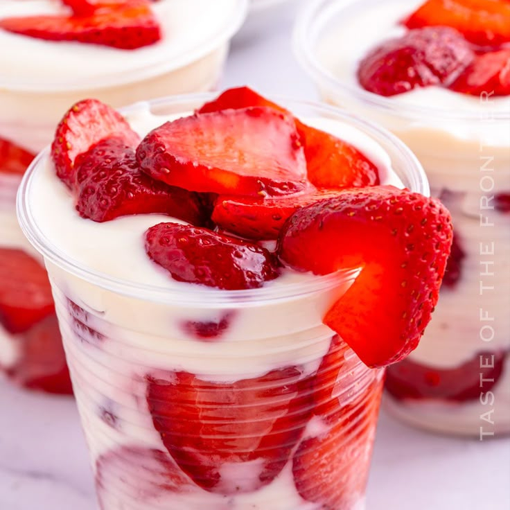Fresas con Crema