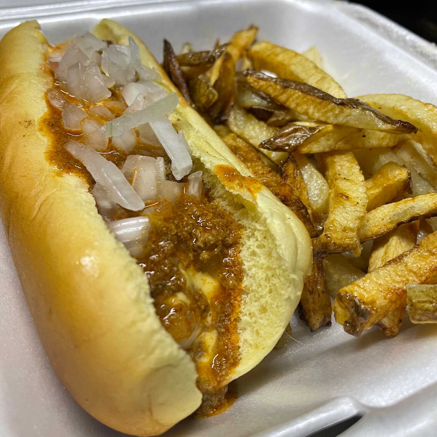 Chili Dog DE RES JR (sin Papas)