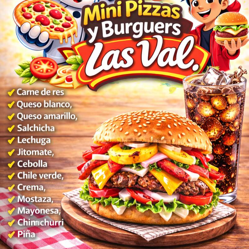 HAMBURGUESA HAWAIANA MAS REFRESCO