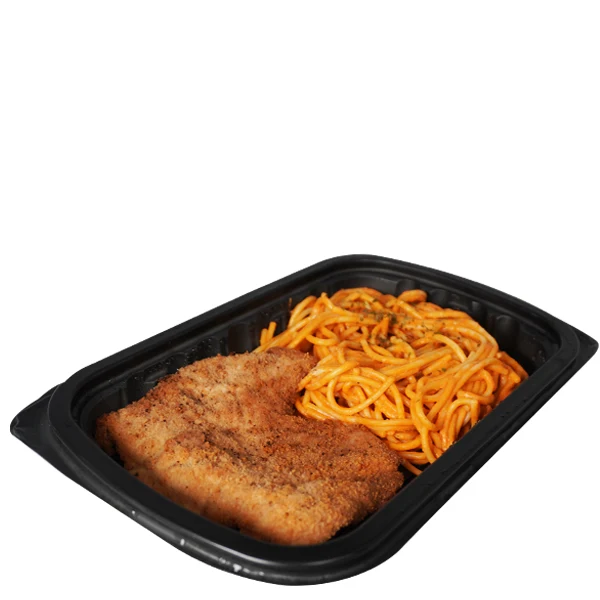 Paquete 1 Milanesa de Pollo+spagetty Rojo
