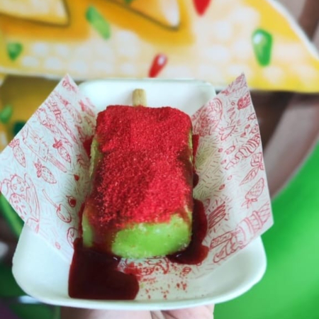 Paleta con Chamoy