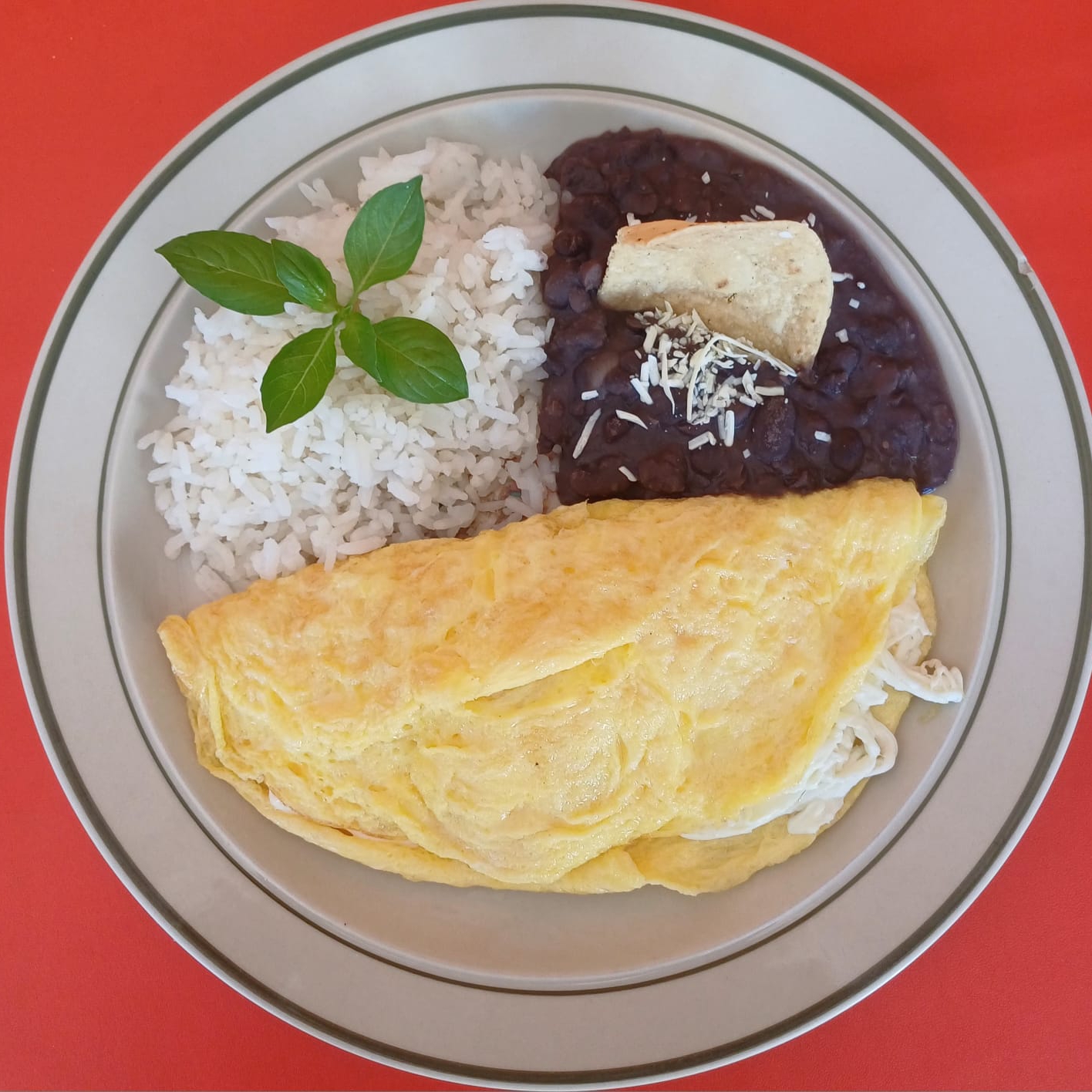 Omelette Natural con Queso Oaxaca