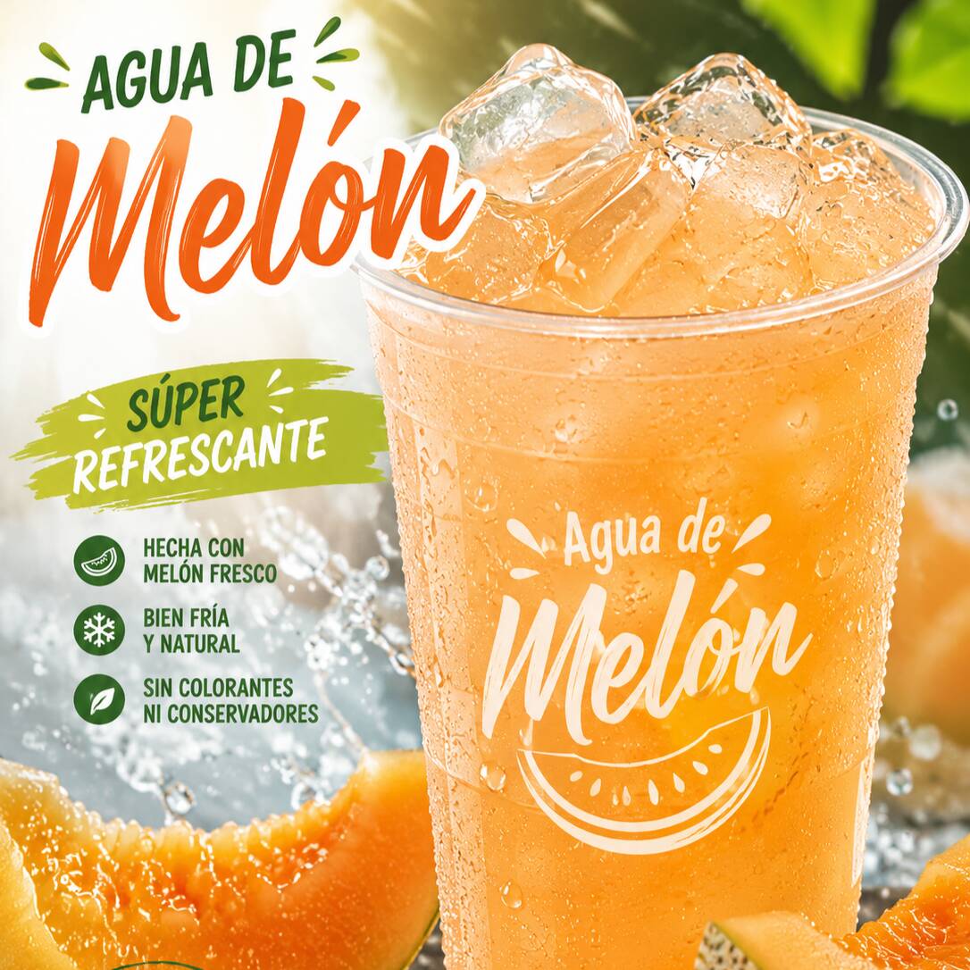 AGUA DE MELÓN 1 LT