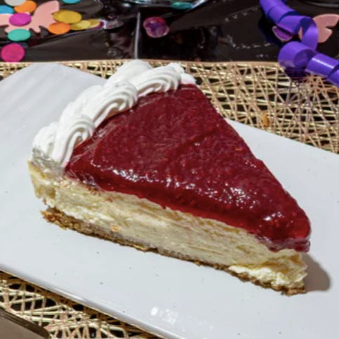Rebanada de Cheese Cake de Zarzamora