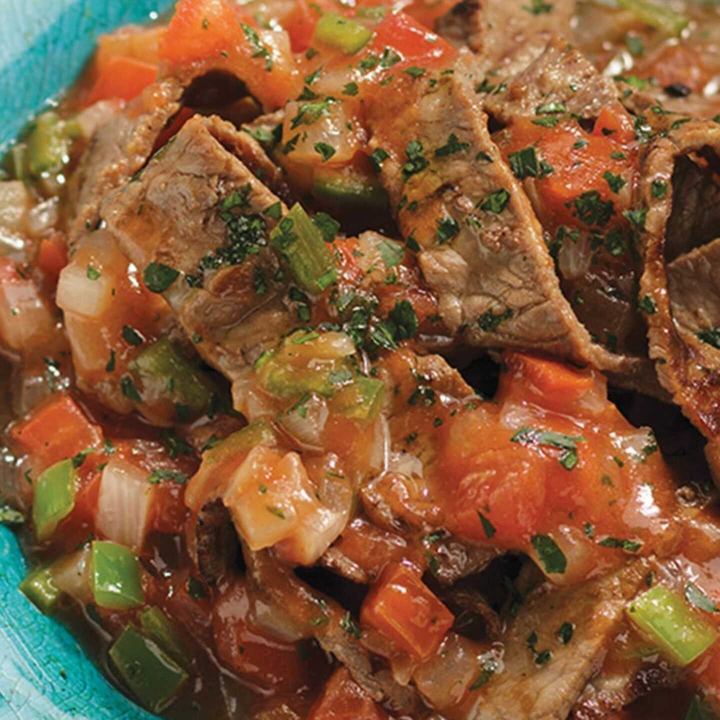 Carne de Resal a la Mexicana
