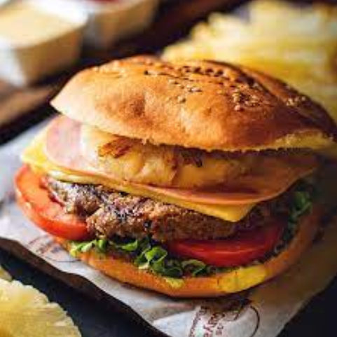 Hamburguesa Hawaiana