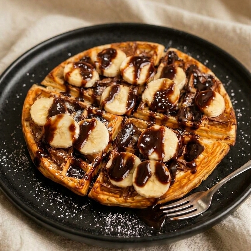 Wafles con NUTELLA
