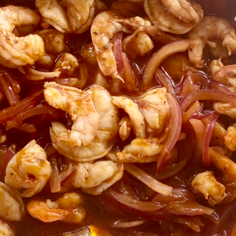 Camarones al ajillo