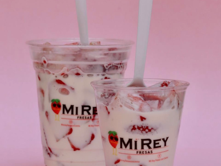 MI REY FRESAS CON CREMA