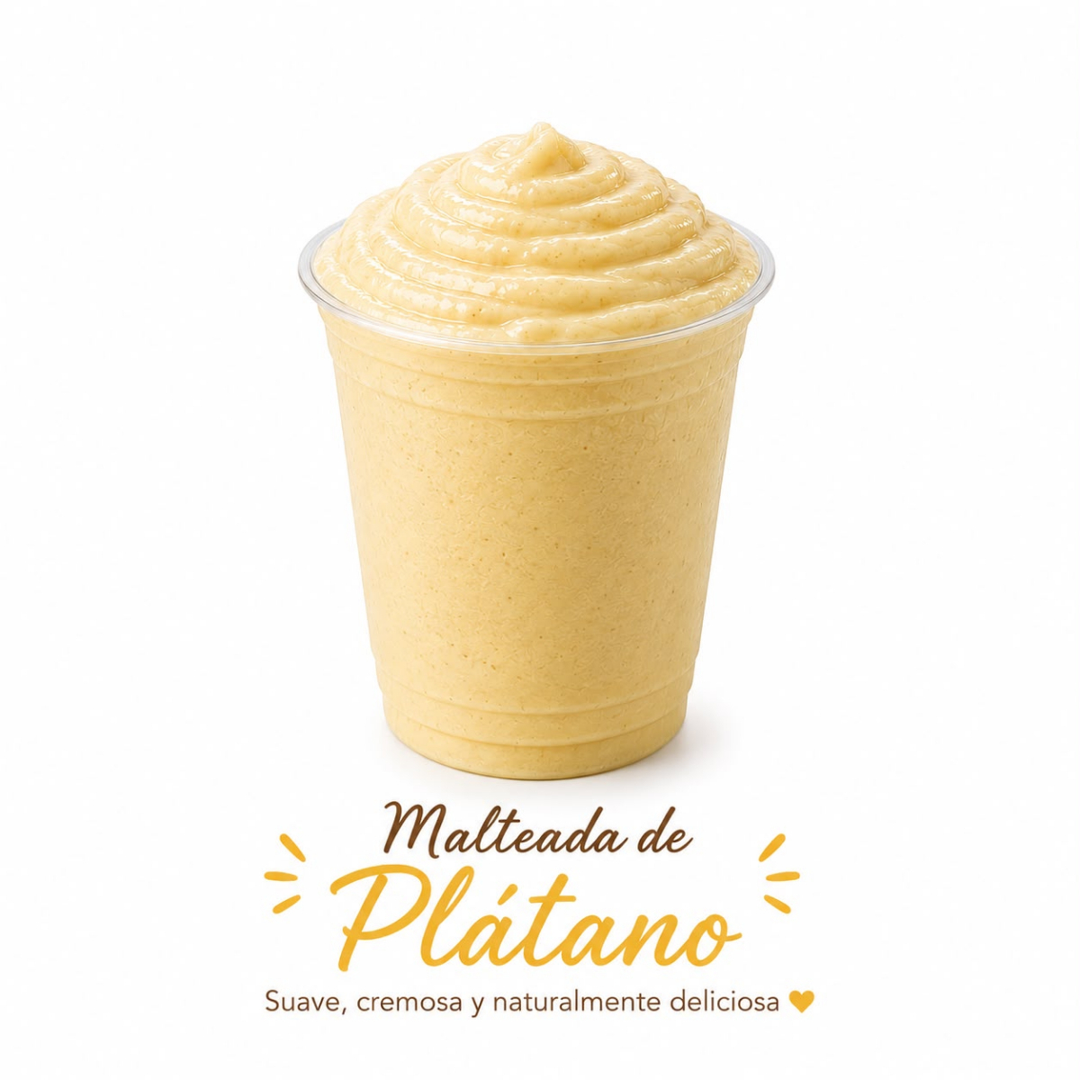 Malteada Sabor Platano (imagen Ilustrativo)
