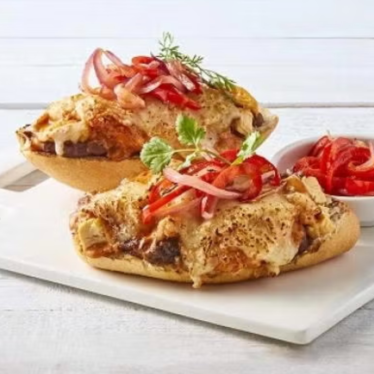 Molletes de Pollo