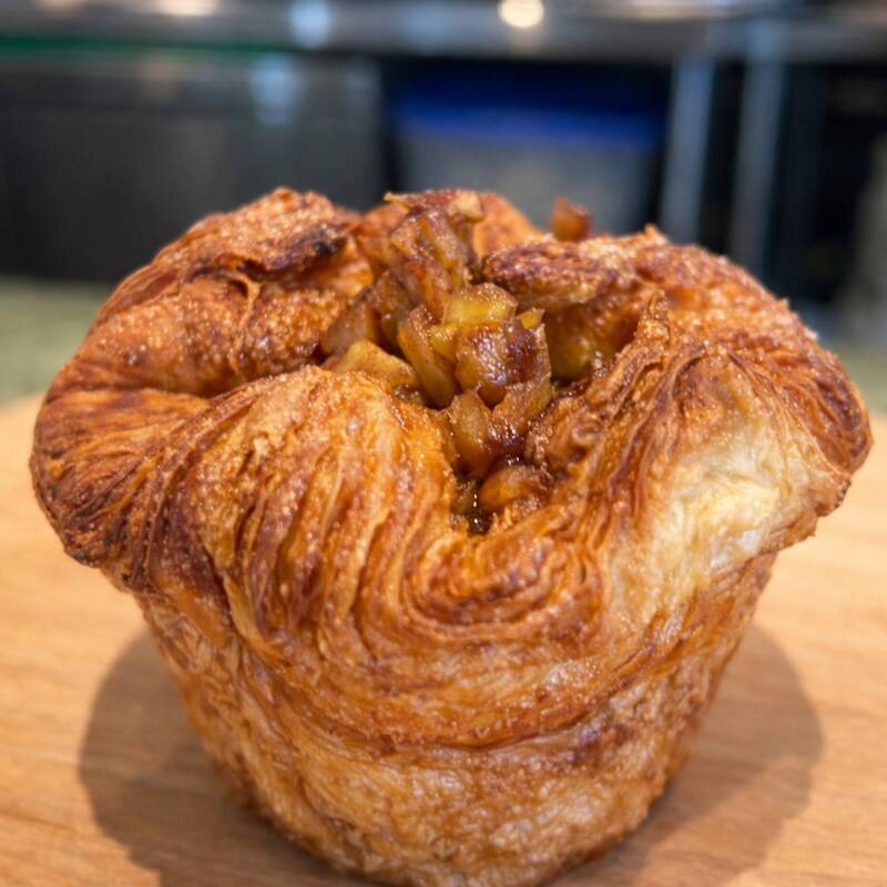 Cruffin de Manzana