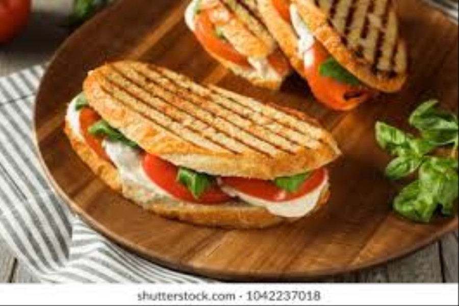 PANINI VEGETARIANO CON PAPAS FRITAS