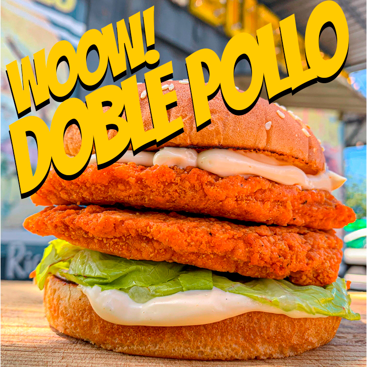 🐓Burger Doble de Pollo🐓