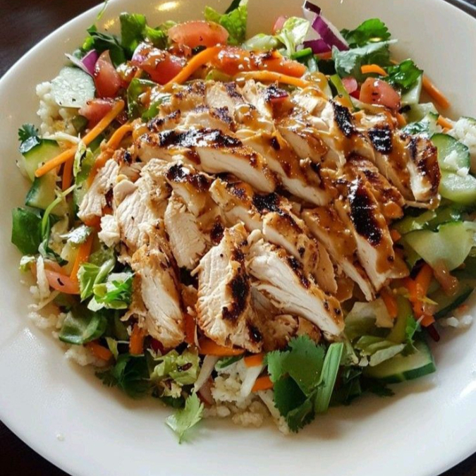 Ensalada con Pollo a la Plancha