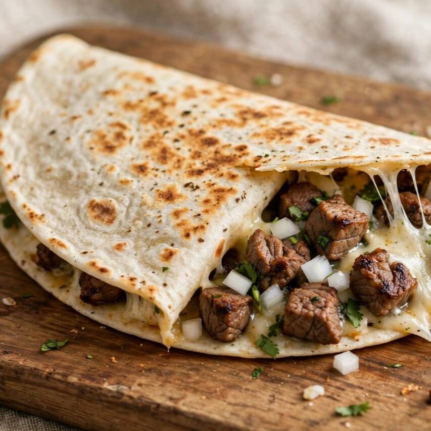 Quesadilla De Harina Carne Asada