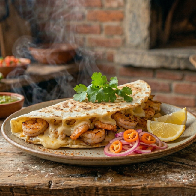 Quesadilla de Camarón Sencilla