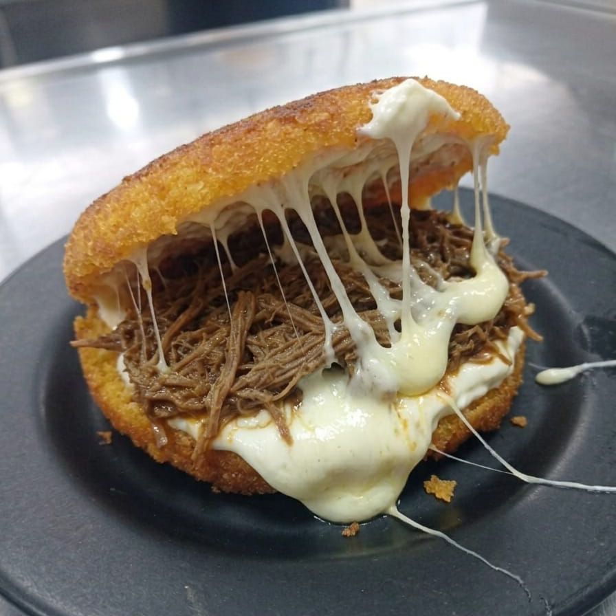 Arepa de Choclo con Carne
