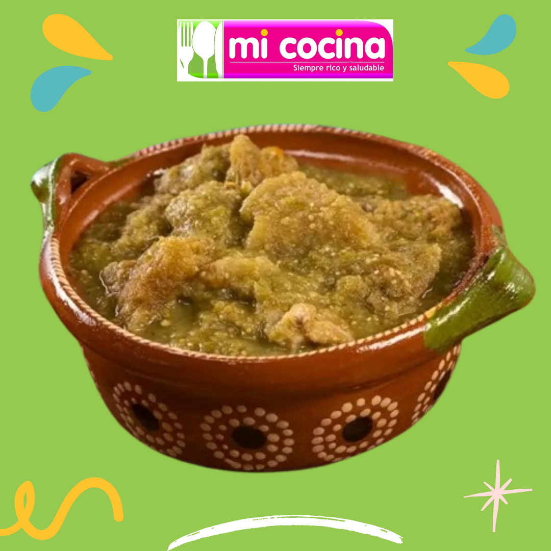 Chicharron en salsa verde