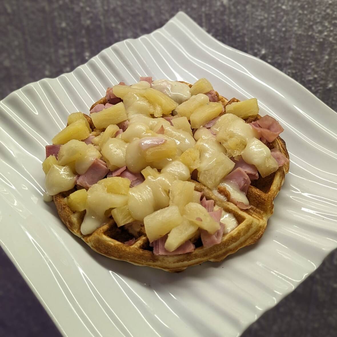 Waffle Hawaiano