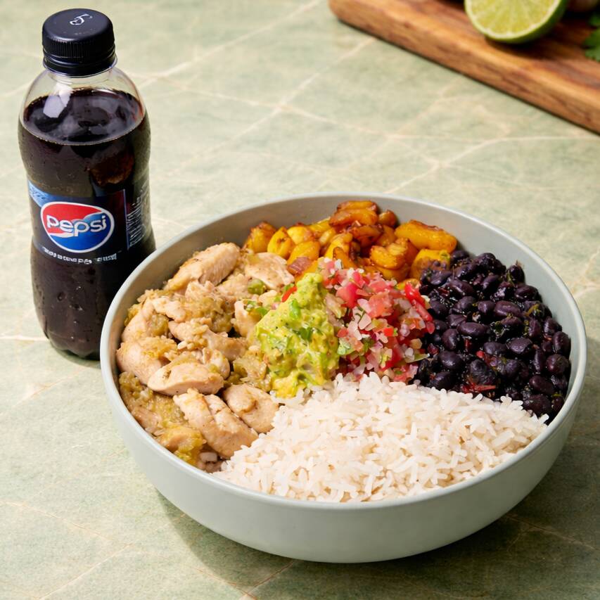 Combo Menú Pollo Tinga Bowl