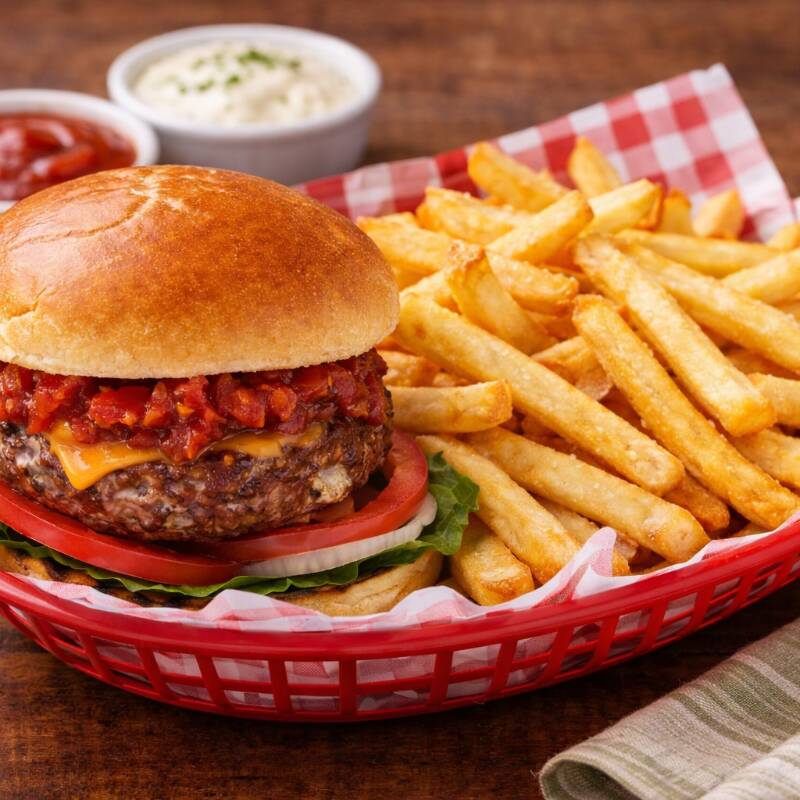 Combo hamburguesa de res