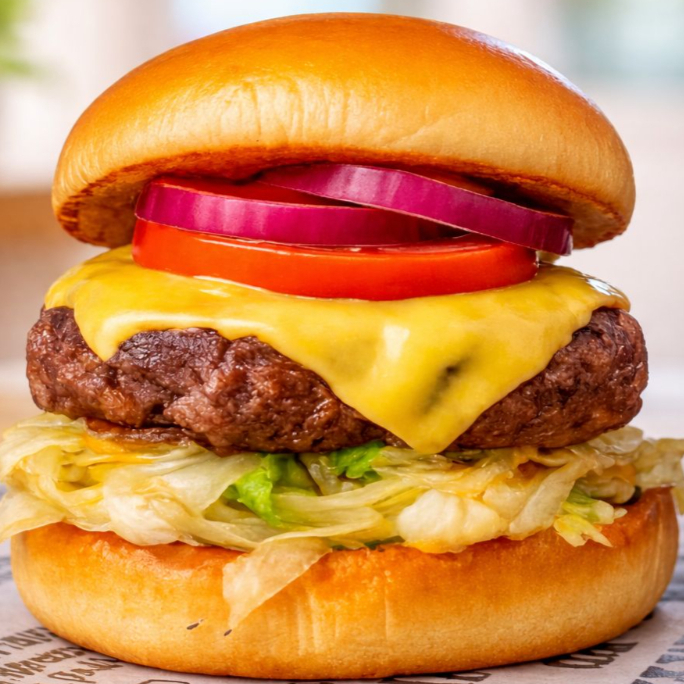 Pão Brioche , Hambúrguer 160g , Queijo prato , alface , tomate , cebola , Cheddar e molho especial