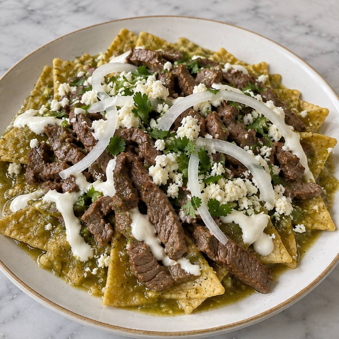 Chilaquiles de Bistec