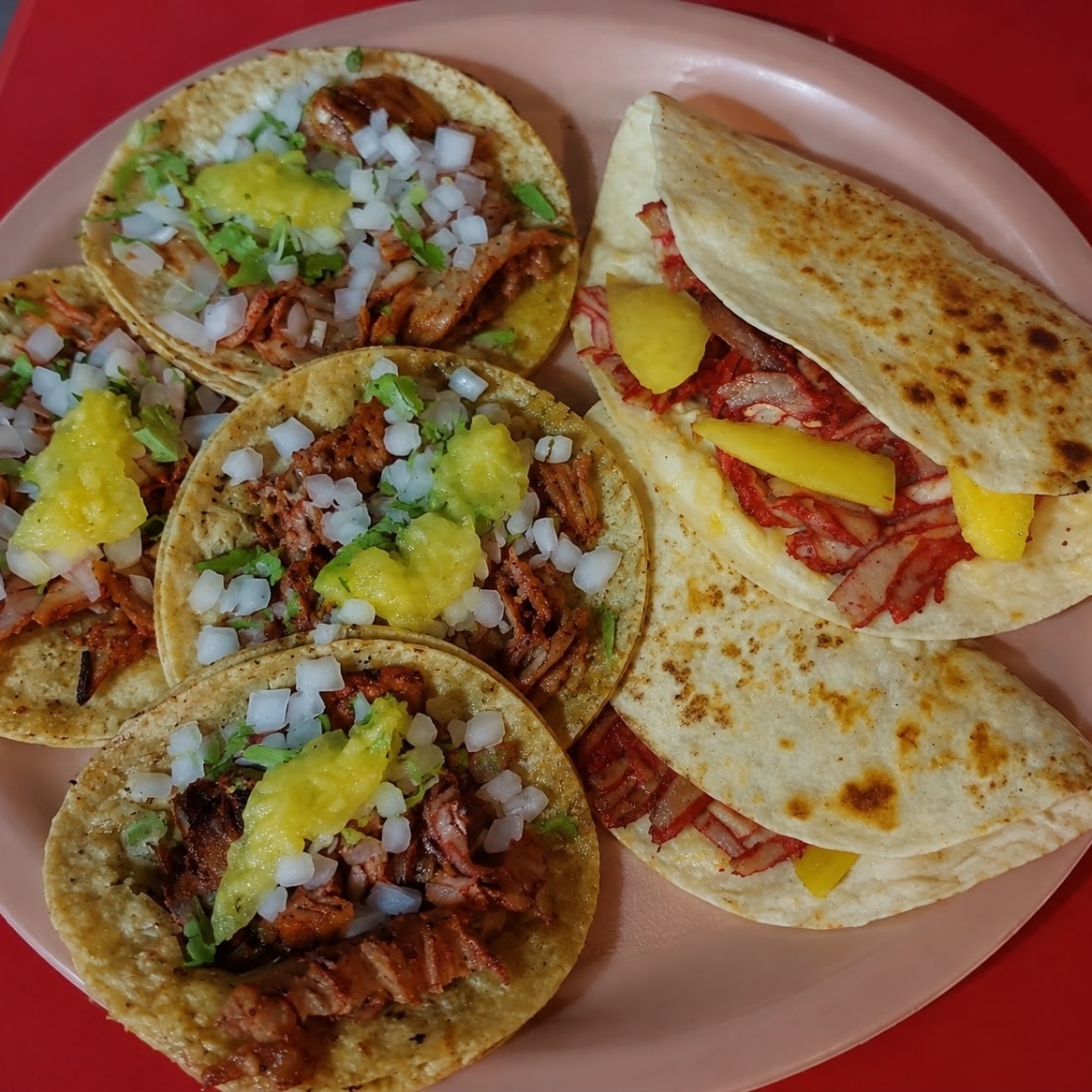 Combo 5 Tacos + 2 Gringas