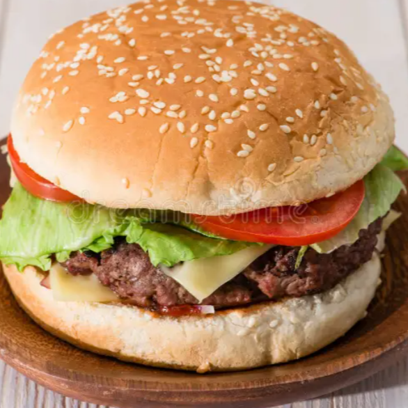 Hamburguesa Pan Grande Sencilla