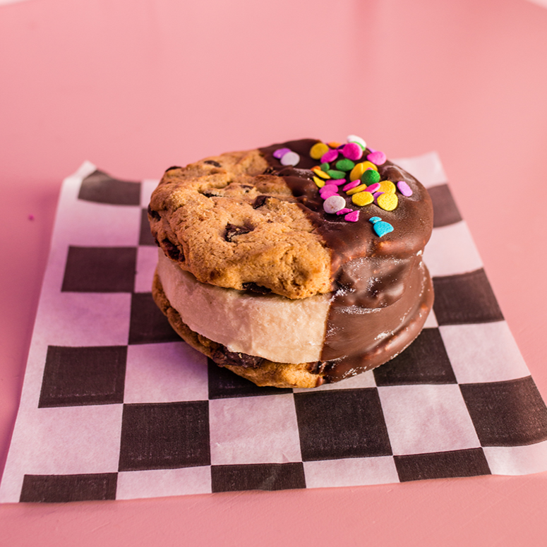 Sándwich helado (vainilla)