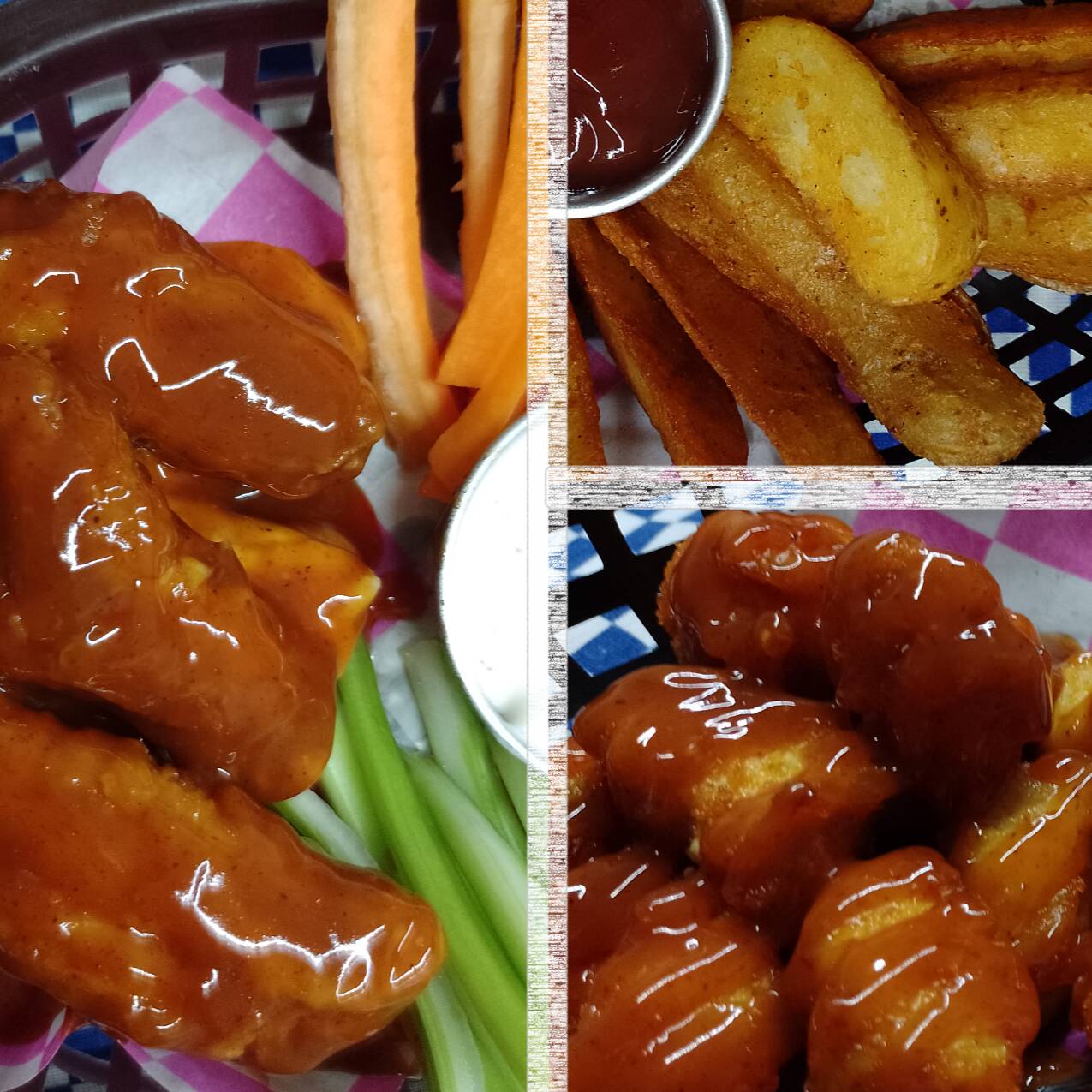 Combo-6 Alitas + 1 Boneless + Papas Gajo