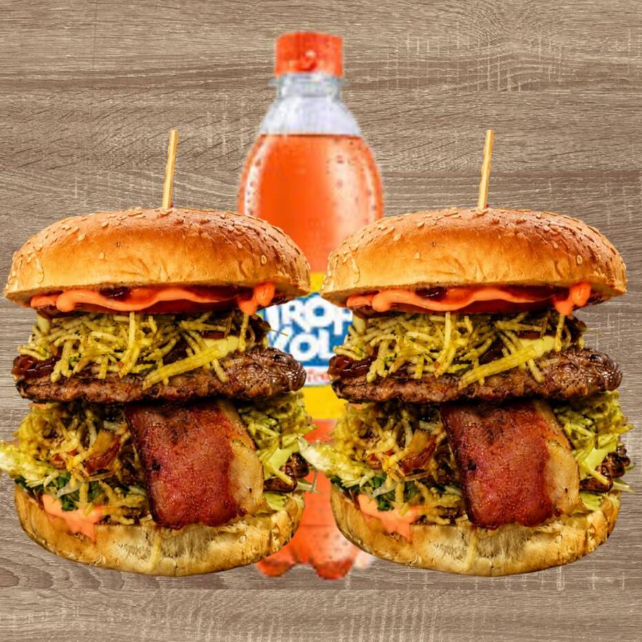 Promo Doble Burger + Bebida 400ml