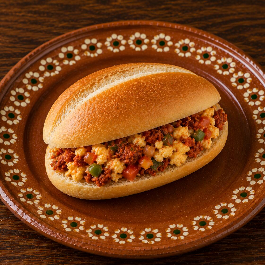 Mini Torta de Huevo a la Mexicana