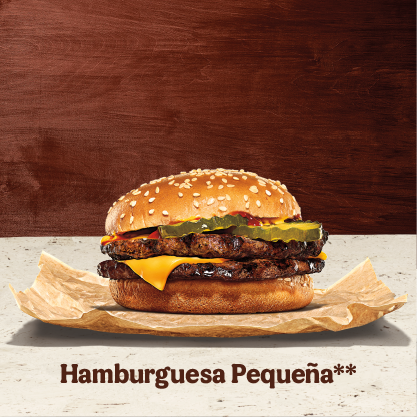 Hamburguesa Bk Jr Doble