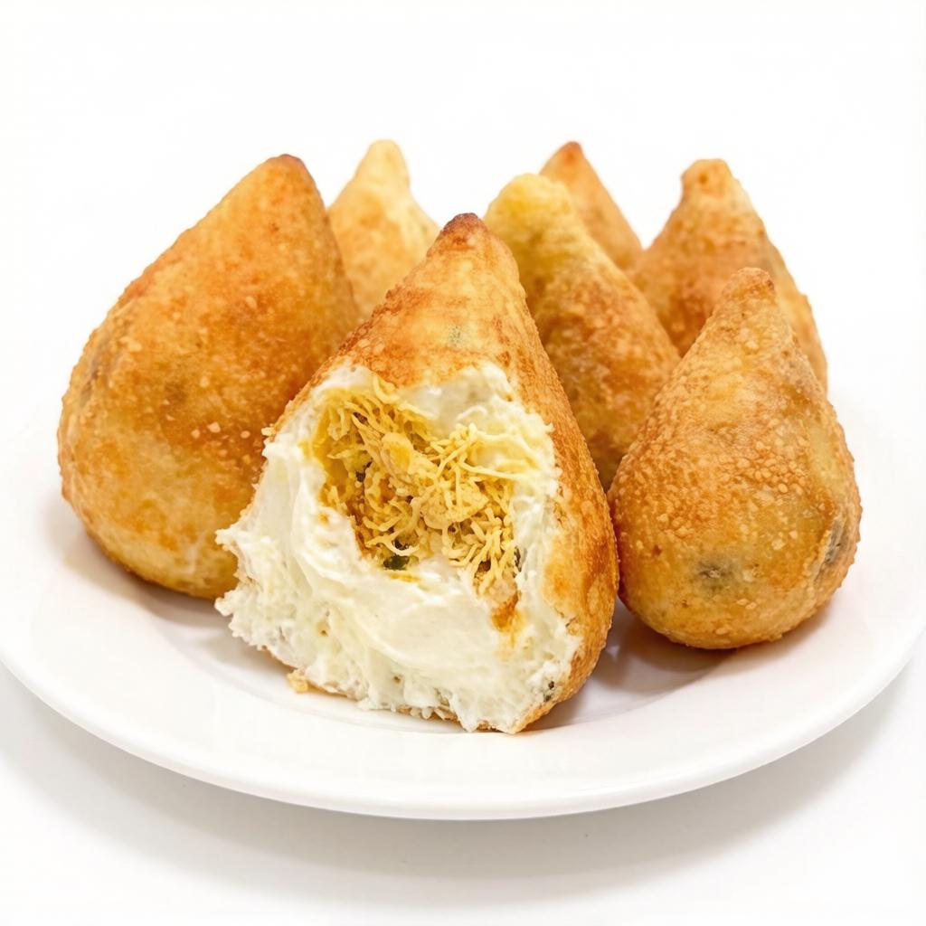 3 Coxinhas com Catupiru+2 Coxinhas tradicionais!