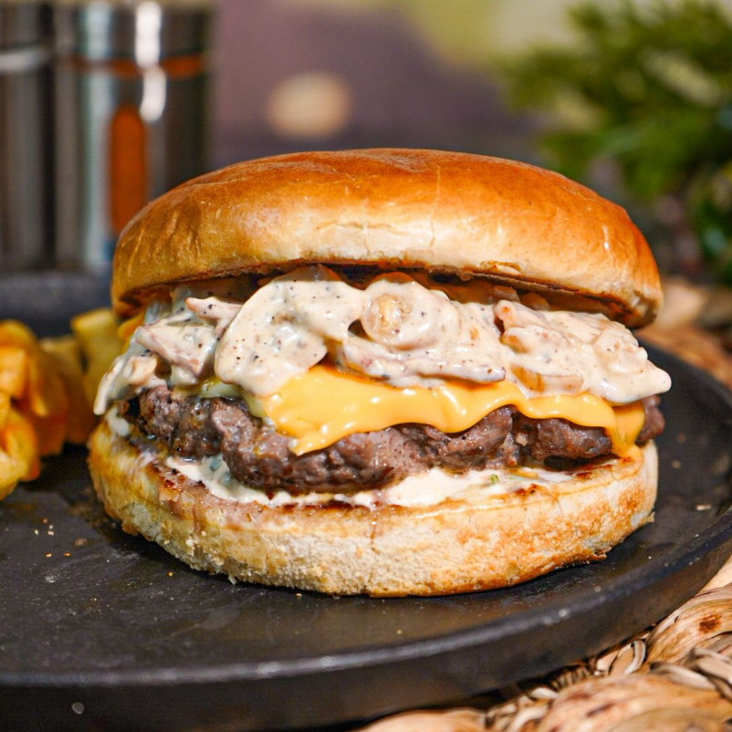 Hamburguesa Gourmet + Papas Fritas